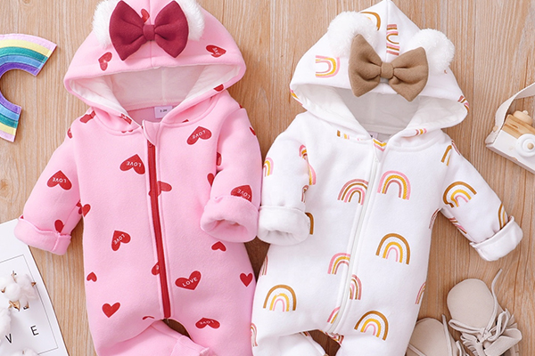 هنگام خرید لباس نوزاد به شرایط دمایی که در آن قرار دارید، توجه کنید.