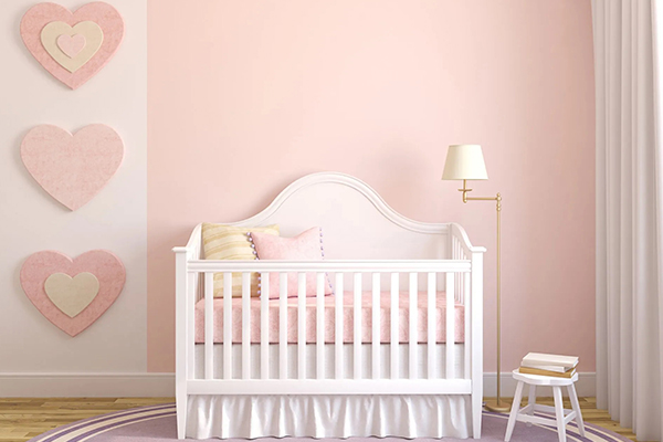 صورتی یکی از محبوبترین رنگهای اتاق کودک است.