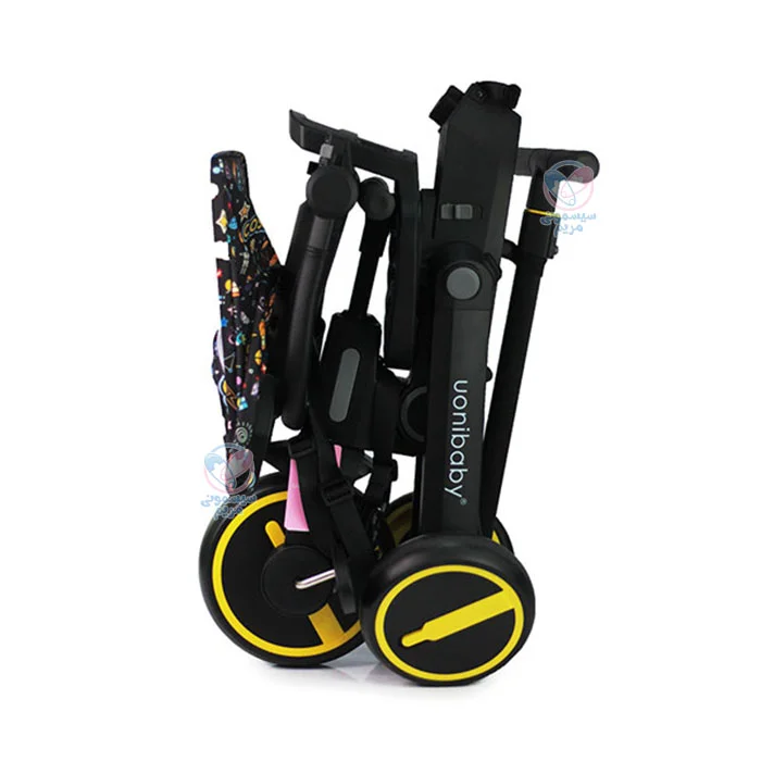 سه چرخه Uonibaby با قابلیت جمع شدن فضای کمی اشغال میکند