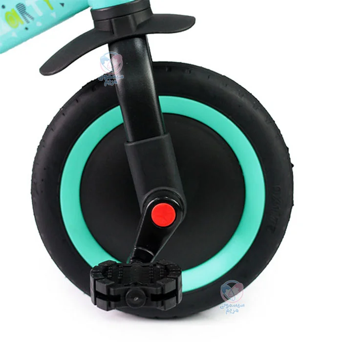 سه چرخه چیپولینو با چرخهای لاستیکی محکم و مقاوم در برابر سایش