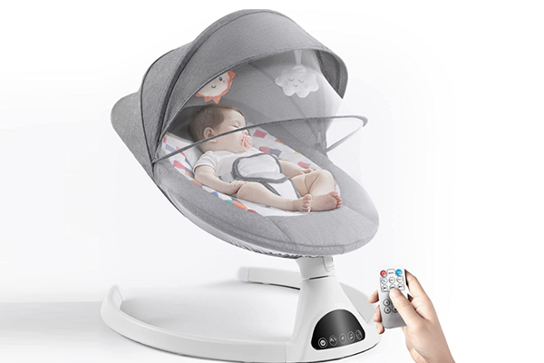 اکثر تاب و گهواره‌های برقی برای استفاده نوزاد تا زمانی که بتواند به تنهایی بنشیند، طراحی شده‌اند.