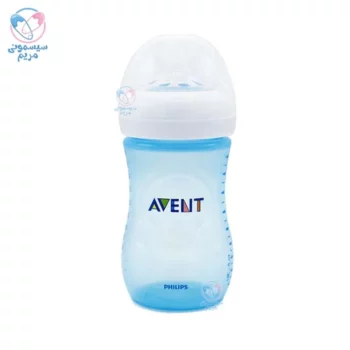 شیشه شیر طلقی 260 میلی لیتر اونت AVENT آبی