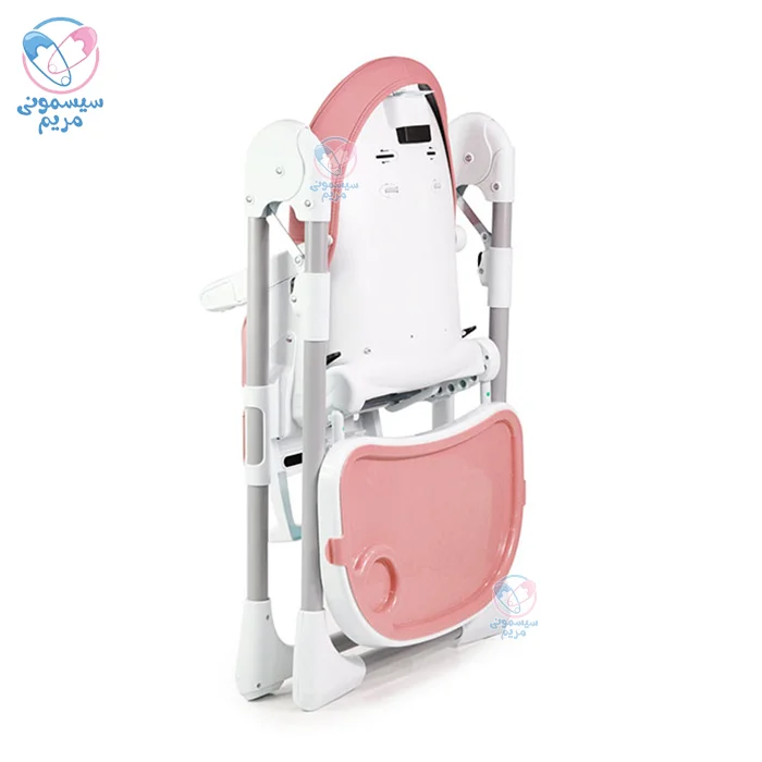 صندلی غذای کودک BEBEKO ZERO3 به راحتی جمع شده و به عنوان یک صندلی کمجا شناخته میشود.