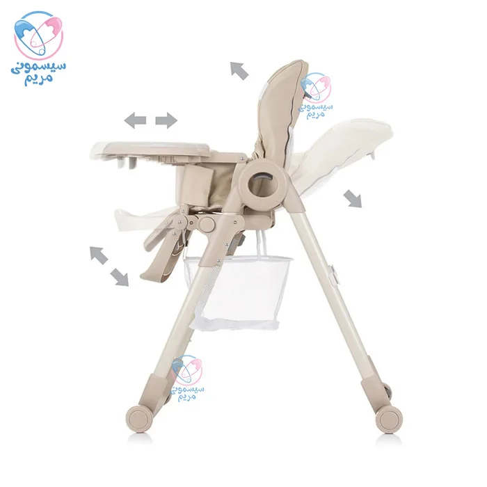 صندلی غذای کودک چیپولینو CHIPOLINO Master Chef با قابلیت تنظیم تکیهگاه