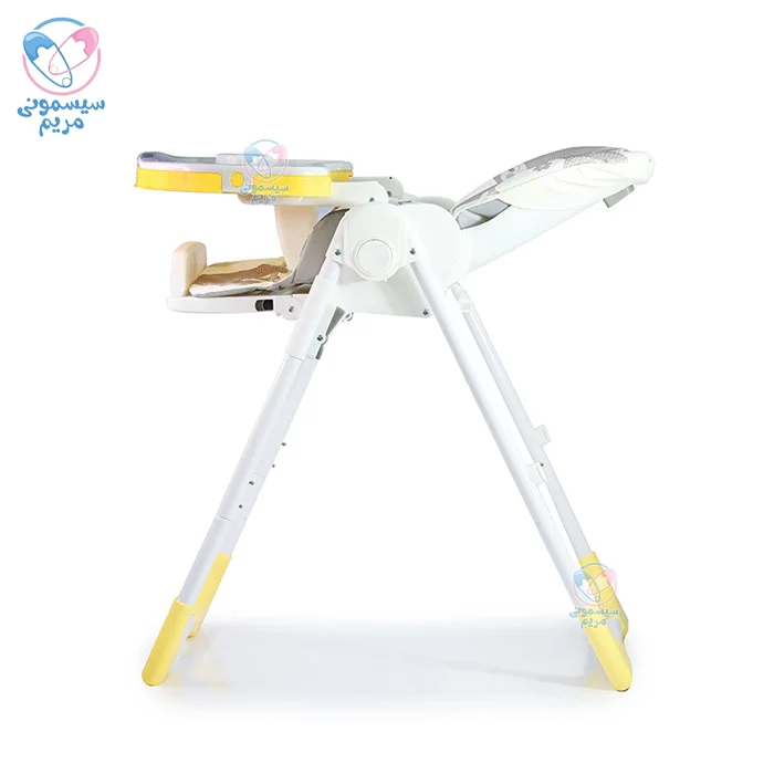 صندلی غذای کودک کیکابو KIKKABOO VITTO، با امکان تنظیم تکیه‌گاه در حالت خوابیده