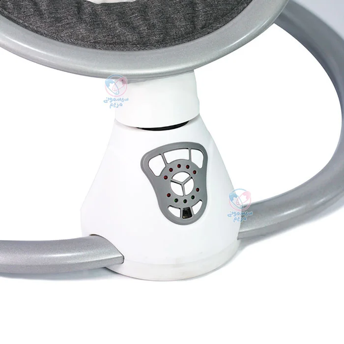 گهواره برقی نوزاد kikkaboo Swing Twiddle با قابلیت تنظیم سرعت در چند درجه