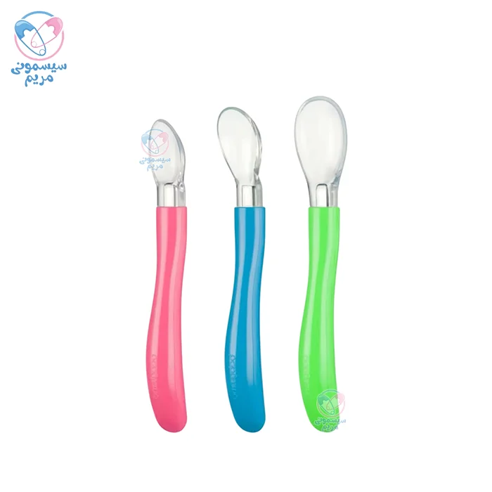 قاشق سیلیکونی 3 عددی بیبی لند Babyland