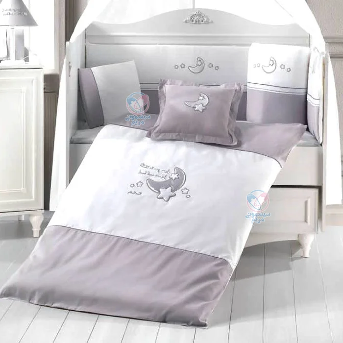 سرویس خواب 9 تکه FABU، محصولی تهیه شده از جنس ٪۱۰۰ نخ پنبه با طراحی زیبا