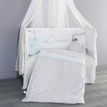 سرویس خواب ۸ تکه شو بیبی Show Baby دلفین 4119 آبی