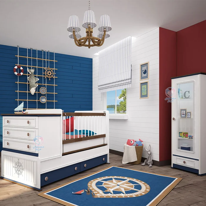 ویترین بامبینو Bambino کاپیتان Captain تهیه شده از مرغوبترین متریال MDF