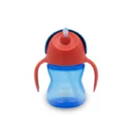 لیوان آموزشی دسته دار و نی دار فیلیپس اونت philips avent آبی