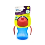 لیوان آموزشی دسته دار و نی دار فیلیپس اونت philips avent آبی