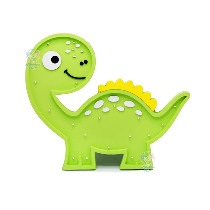 چراغ خواب فانتزی بچه دایناسور سبز