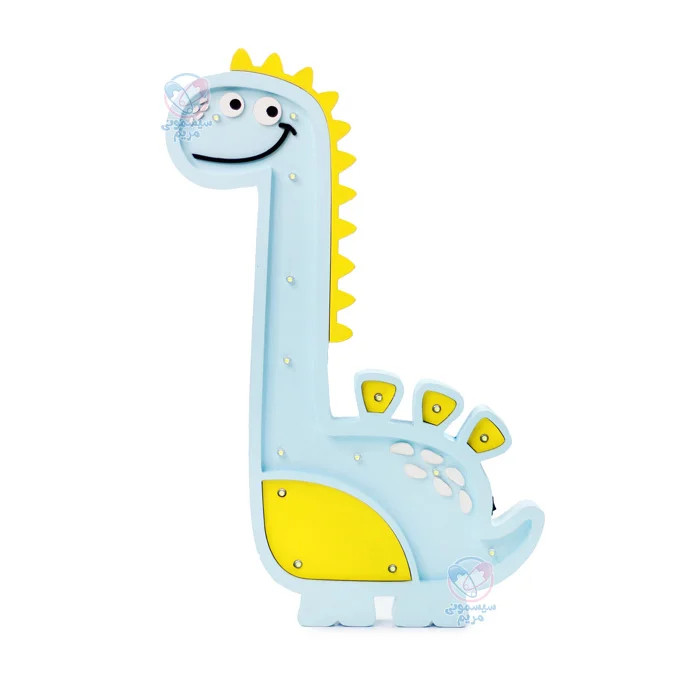 چراغ خواب فانتزی دایناسور ایستاده آبی
