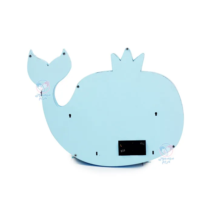 چراغ خواب فانتزی وال با دو عدد باتری قلمی کار میکند.