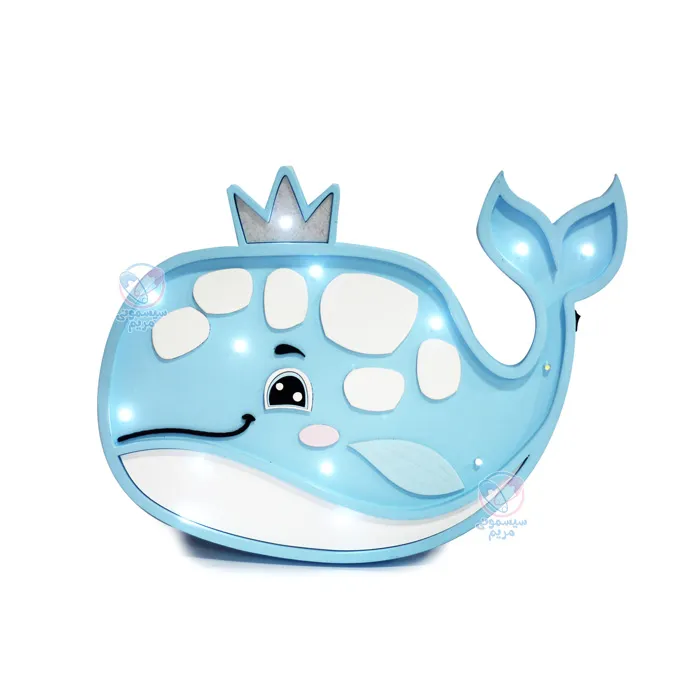 چراغ خواب فانتزی وال، محصولی سبک، از جنس (چوب) MDF