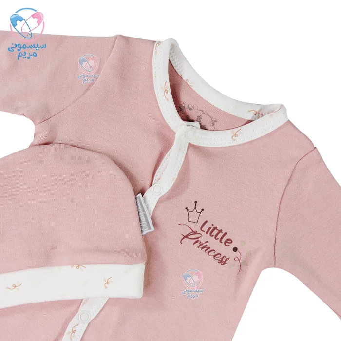 سرهمی بیبی دولا تهیه شده از پارچه ارگانیک و طبیعی نخپنبه