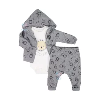 سه تیکه بادی و شلوار مینی پاکل Mini Pakel طرح شیر