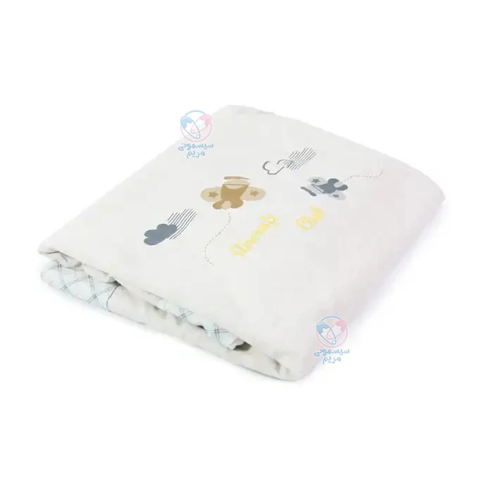 ابعاد پتو بیبی دولا baby dola لاینردار، 94*84 است.