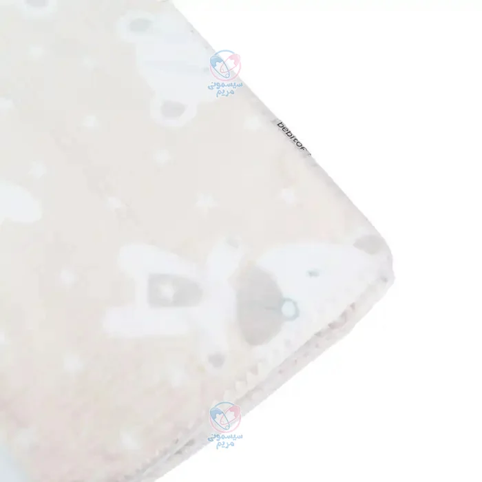 این پتو از جنس نرم و لطیفی تهیه شدهاست که به آرامش و راحتی کودکان کمک میکند.