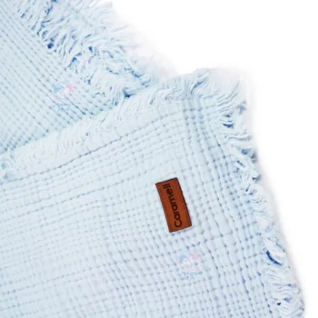 پتو چهار فصل کارامل Caramell آبی