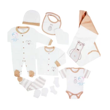 ست بیمارستانی عزیز به به Aziz bebe طرح خرس ایستاده