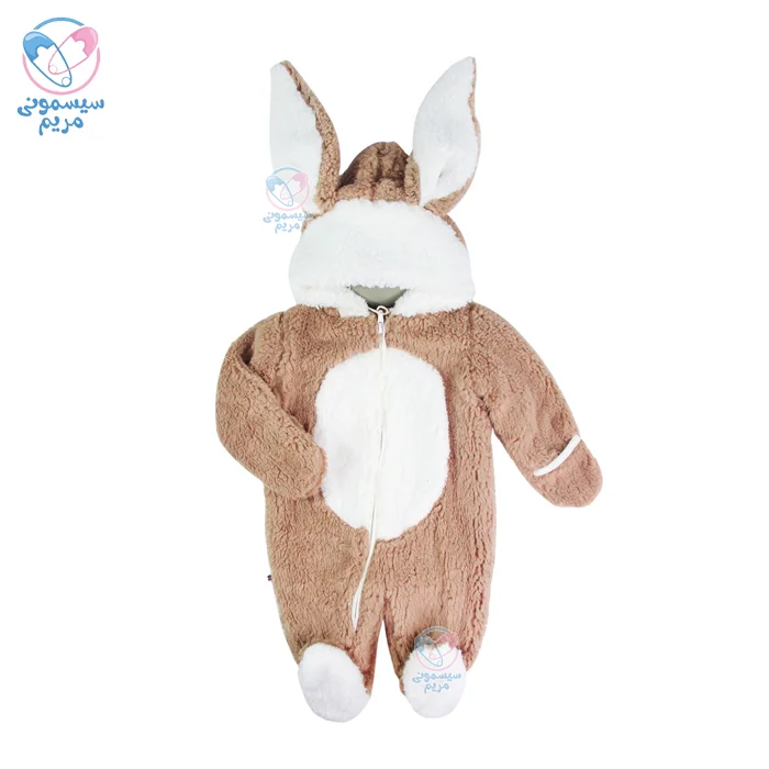 سرهمی نوزاد مامی لند از پشم طبیعی، با طراحی زیبا و کیفیت بالا