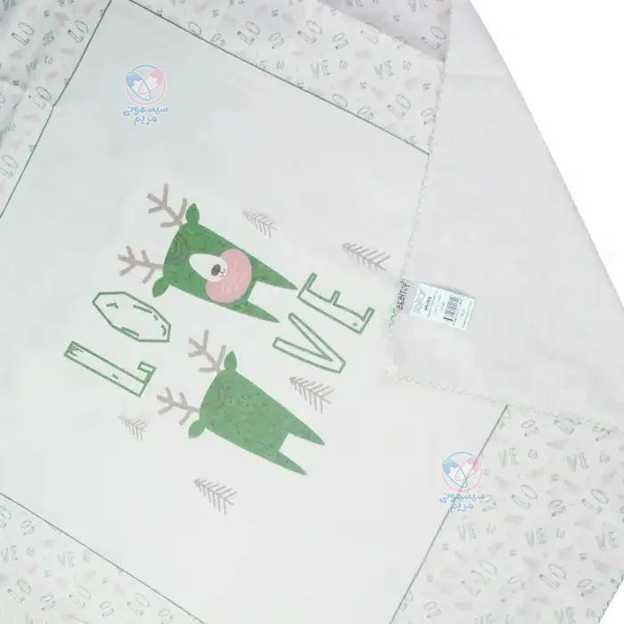 پتو نخی بیبی توف طرح گورن از نخ نرم و لطیف و ضدحساسیت تولید شده است.