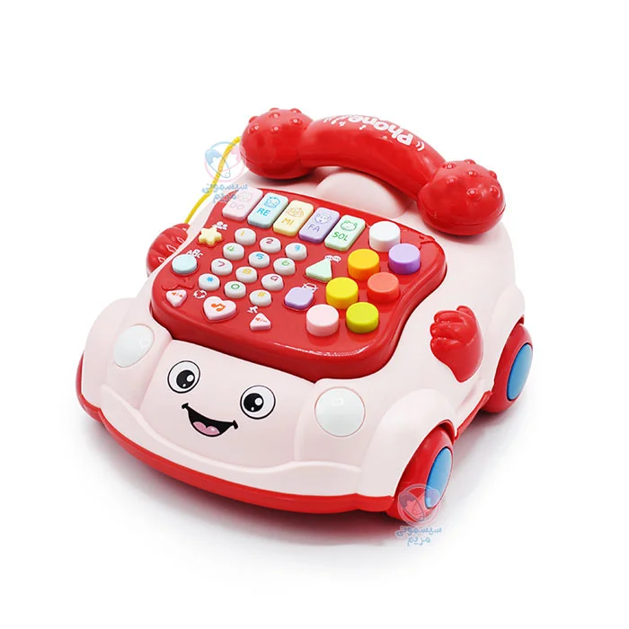 اسباببازی مجهز به یک پنل موزیکال و چراغهای رنگی