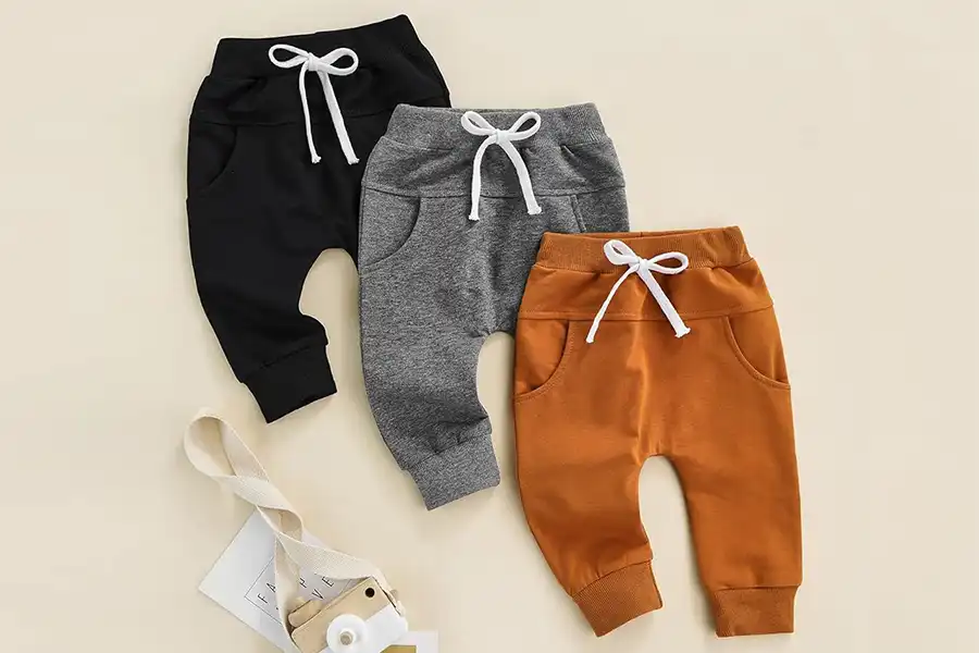 شلوارهای کمرکشی نخی