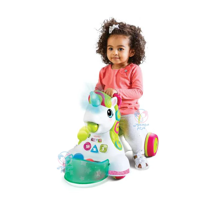 واکر اینفانتینو Infantino یونیکورن، یکی از انواع واکرهای آموزشی است که به حفظ تعادل در راه رفتن کودک کمک میکند.