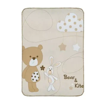 پتو نخی دورپیچ رز برن Roseborn bear & kite