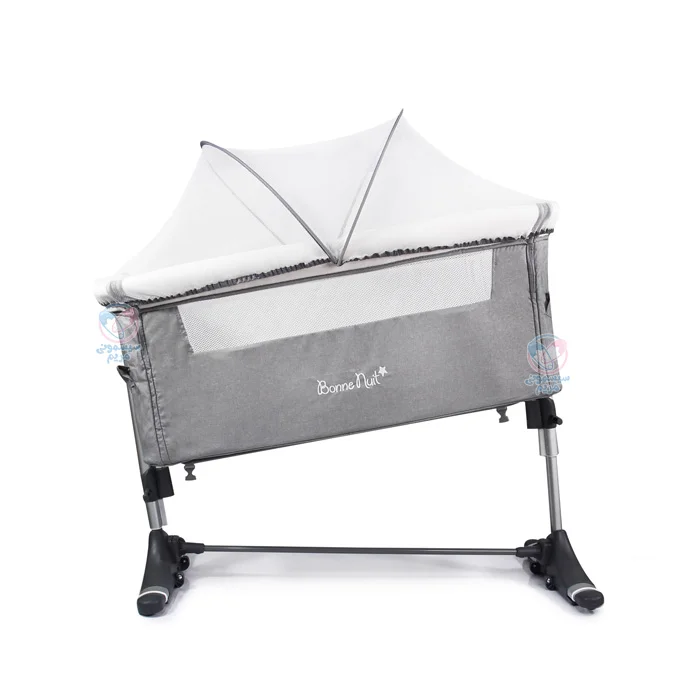 تخت کنار مادر کیکابو مدل bonne nuit با قابلیت حرکت گهوارهای