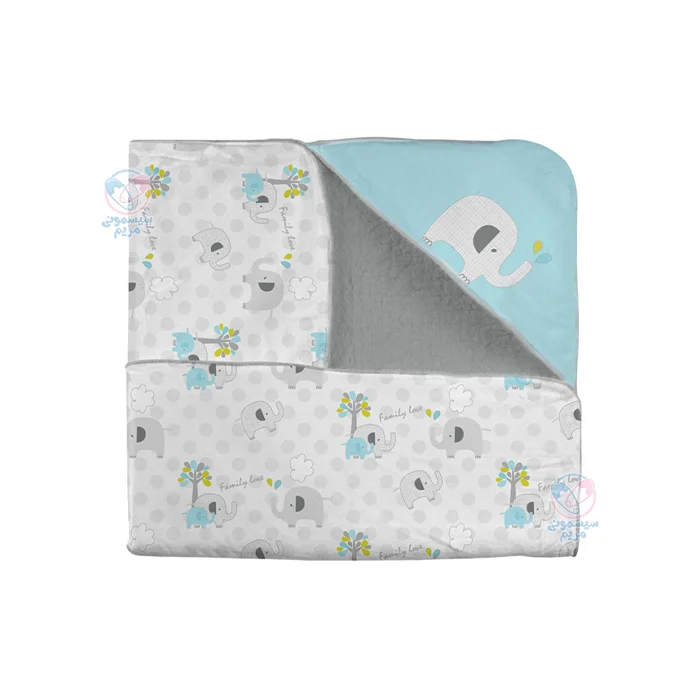 پتو دور پیچ کلاه دار رزبرن Roseborn Family Love Boy