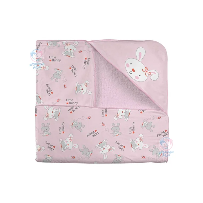 پتو دور پیچ کلاه دار رزبرن Roseborn Little Bunny