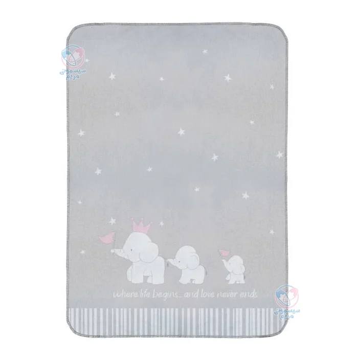 پتو نخی دورپیچ رزبرن Roseborn Endless Love Girl