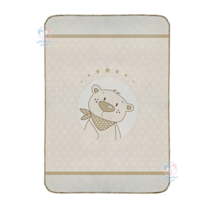 پتو نخی دورپیچ رزبرن Roseborn Teddy Bear