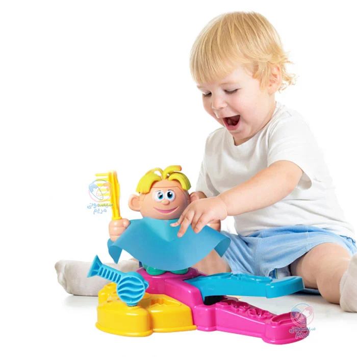 محصولی ساخت کشور چین با قالبهای متنوع و دارای 5 خمیر رنگی درون ظرف دربدار