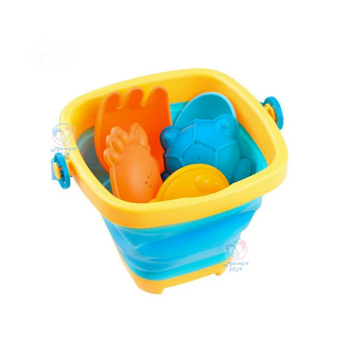 سطل تاشو ماسه بازی، مناسب برای کودکان بالای 12 ماه