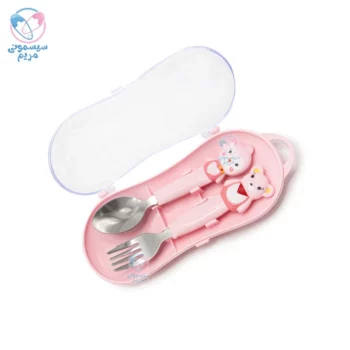 قاشق و چنگال استیل قابدار جیایی Jiayi