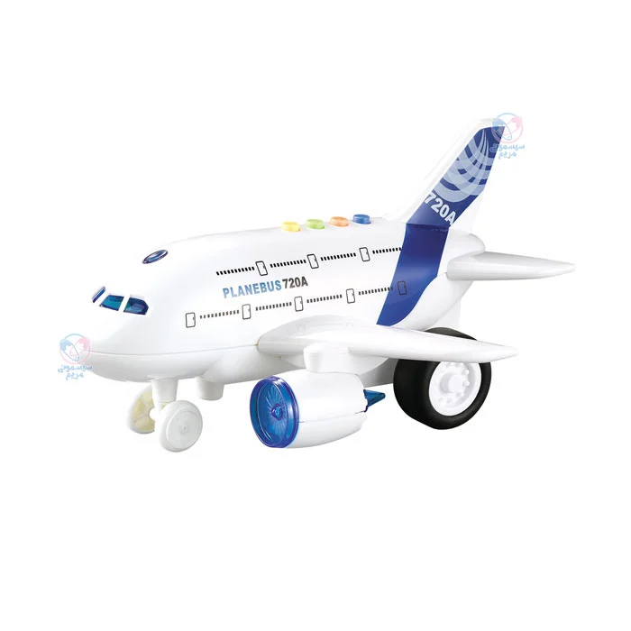 هواپیما قدرتی موزیکال چراغ دار WY720