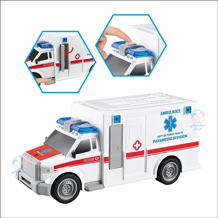 آمبولانس قدرتی کششی باتری خور 1117، با موزیکهای متنوع