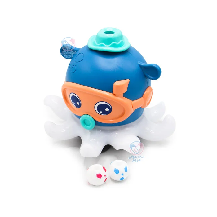 ربات اختاپوس با امکاناتی همچون چراغ و موزیک برای بازی و سرگرمی کودکان مناسب است.