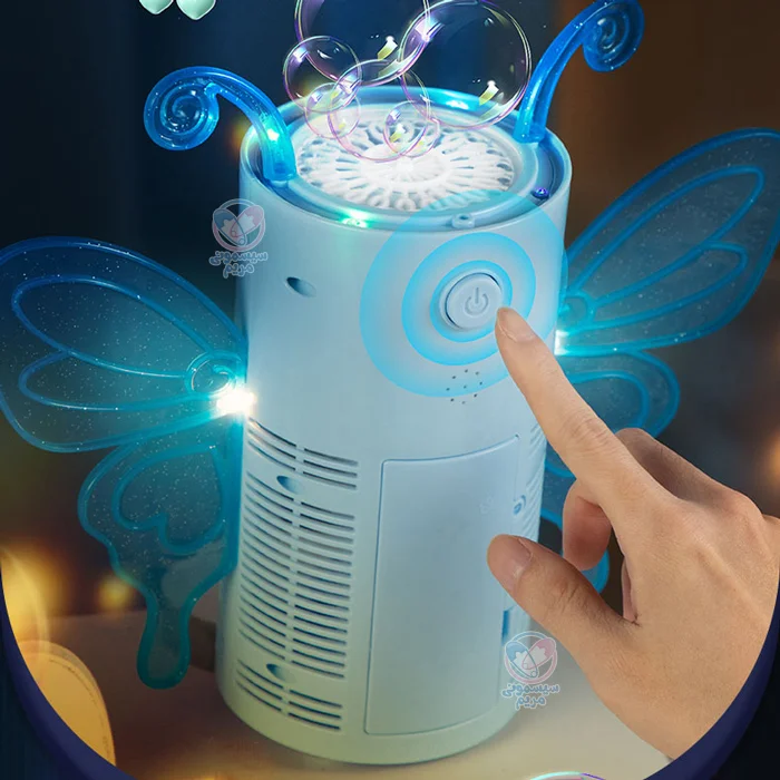 مجهز به دکمه خاموش و روشن و تنظیم سرعت خروج حباب