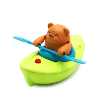 خرس قایق سوار با پارو