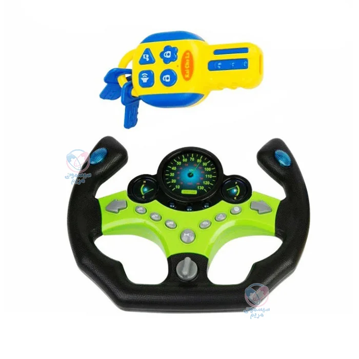 مجهز به کنترل با چهار کلید آلارم، موزیک، استارت و قفل