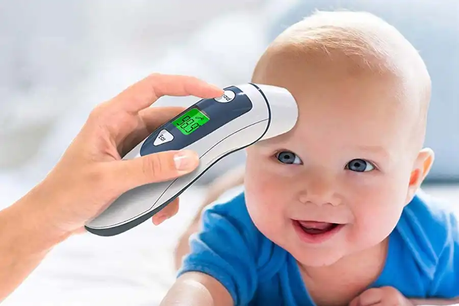 اگر می‌خواهید دمای بدن کودکتان را در طول زمان ردیابی کنید، انواع دماسنج لیزری نوزاد می‌تواند مفید باشد.