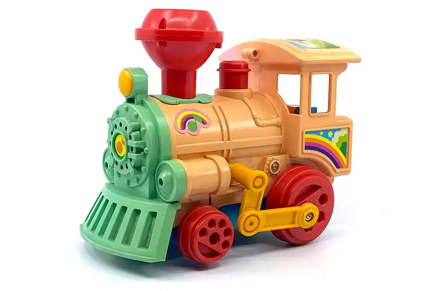 قطار یک تکه انتخابی ساده و عالی برای بازی‌های روزمره و پرکاربرد در میان کودکان است.