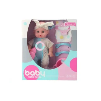 عروسک لباس آبی پوشک دار بیبی بورن Baby born YL130-7