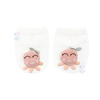 جوراب نقلی عروسکی استپ دار نمو بیبی Nemo Baby 1309 سفید